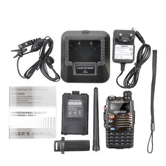 VHF/UHF Dual band walkie taklie baofeng UV-5RA 128ch Portable FM two way radio with earpiece