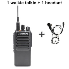 LEIXEN VV-25 Walkie Talkie 25 Watts High Power Long Range 10 KM Long Standby 12.6V 4000mAh Battery Life UHF Ham Radio Woki Toki