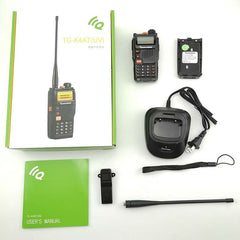 Quansheng TG-K4AT(UV) High Quality Walkie Talkie Dual Band Portable 2 Way Radio Ham Radio Comunicador Hf Transceiver Woki Toki