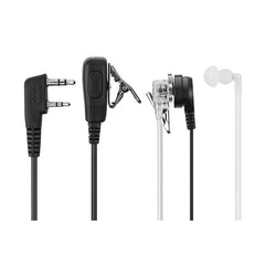 2 Pin PTT MIC Headset Covert Acoustic Tube In-ear Earpiece For Kenwood TYT Baofeng UV-5R BF-888S CB Radio Accessories
