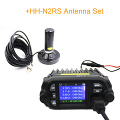 QYT KT-8900D Mini Car Mobile Radio 136-174 & 400-480MHz Ddual Band Quad Dsiplay 25W Mobile Transicever KT8900D Walkie Talkie