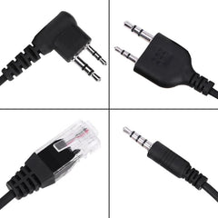 8 in 1 USB Programming Cable for Baofeng for Motorola Kenwood TYT QYT multiple Radios 1.3m/4.26 ft 24BB