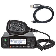 TYT MD-9600 Dual Band 136-174MHz & 400-480Mhz Digital Mobile Radio 50/45/25W High Quality DMR Radio + 1 Programming Cable