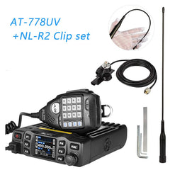 AnyTone AT-778UV II Dual Band Transceiver Mini Mobile Radio Station VHF 136-174 UHF 400-480MHz Amateur Radio  Walkie Talkie 25W