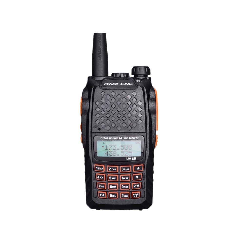 Baofeng UV-6R Walkie Talkie 7W Professional CB Radio Dual Band 128CH LCD Display Wireless Pofung UV6R Portable Ham Two Way Radio