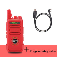 New WLN KD-C1plus Mini Walkie Talkie C1plus UHF 400-470MHz Transceiver 16 Channel VOX Slim FM Radios