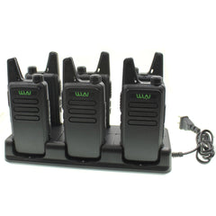 WLN  6 In 1 Charger Two Way Radio Unit Charging For KD-C1 plus KD-C2 Six   Desk