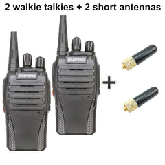 Two Piece 5W 1500mAh UHF 400-470MHz Baofeng BF-999S Portable Walkie Talkie Amador Ham Radio Walky Talky 999 CB Radio Comunicador