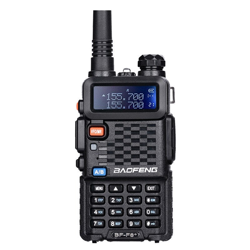 Baofeng BF-F8+ Upgrade New Walkie Talkie Police Two Way Radio Pofung F8+ 5W UHF VHF Dual Band Outdoor Long Range Ham Transceiver