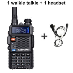 Baofeng BF-F8+ Upgrade New Walkie Talkie Police Two Way Radio Pofung F8+ 5W UHF VHF Dual Band Outdoor Long Range Ham Transceiver