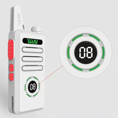 New WLN KD-C1plus Mini Walkie Talkie C1plus UHF 400-470MHz Transceiver 16 Channel VOX Slim FM Radios