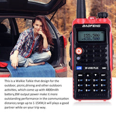 Baofeng UVB2 Plus Two way Radio Dual Band VHF/UHF Walkie Talkie 128CH interphone BF-UVB2 Ham CB Radio Handheld Transceiver UV-B2