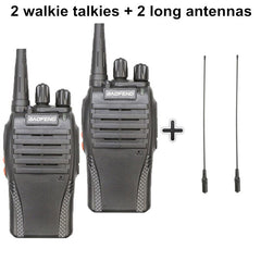 Two Piece 5W 1500mAh UHF 400-470MHz Baofeng BF-999S Portable Walkie Talkie Amador Ham Radio Walky Talky 999 CB Radio Comunicador