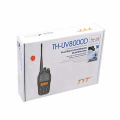 TH-UV8000D walkie talkie TYT 10W Dual band VHF&UHF cross band repeater functional Portable ham radio 128CH w/3600m Battery
