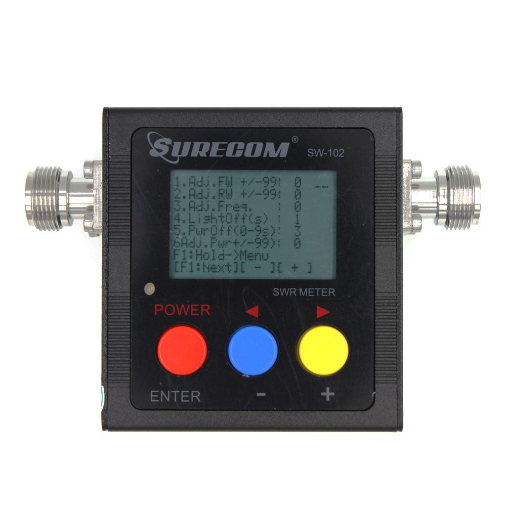 The Latest  version Surecom SW-102 125-525Mhz VHF/UHF Antenna Power & SWR MeterDigital VHF/UHF SWR & POWER WATT METER