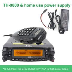 TYT TH-9800 Plus Walkie Talkie 50W Car Mobile Radio Station Quad Band 29/50/144/430MHz Dual Display Scrambler TH9800