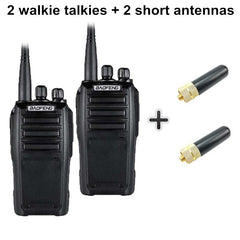 2pcs Baofeng UV-6 Walkie Talkie 8w 2000mAh 128 CH UHF VHF Dual Band Two Way Radio Woki Toki 10 KM Police Equipment Radio Amador