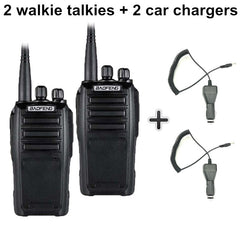 2pcs Baofeng UV-6 Walkie Talkie 8w 2000mAh 128 CH UHF VHF Dual Band Two Way Radio Woki Toki 10 KM Police Equipment Radio Amador