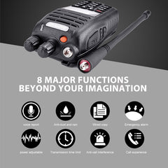 2pcs Baofeng UV-B5 Walkie Talkie Police Equipment Professional Dual Band PTT UV B5 Mobile CB Radio Hf Transceiver Ham Radio UVB5