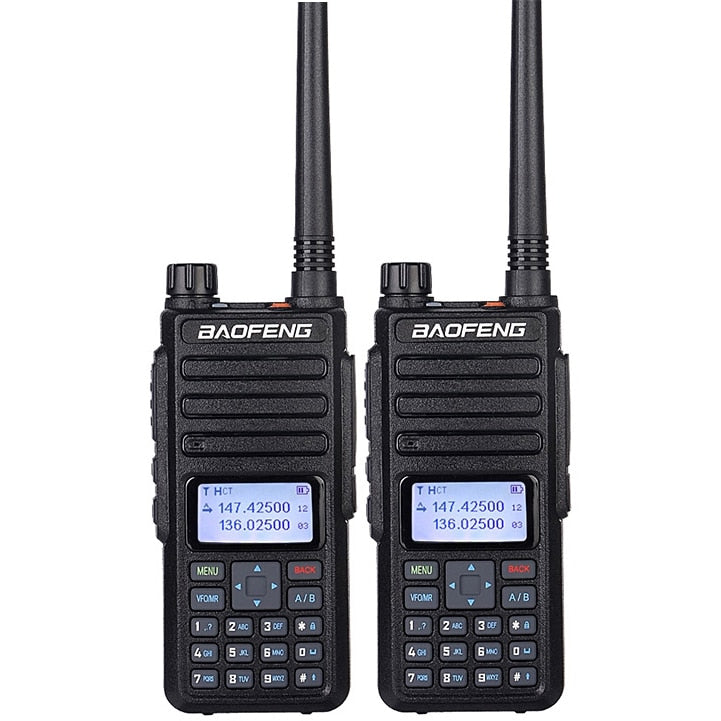 2PCS/LOT BF-H6 Powerful Walkie Talkie 2022 NEW BaoFeng Radio Receiver Transceiver 10W 50 KM Long Range Portable Two Way Radio