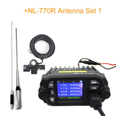QYT KT-8900D Mini Car Mobile Radio 136-174 & 400-480MHz Ddual Band Quad Dsiplay 25W Mobile Transicever KT8900D Walkie Talkie