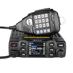 AnyTone AT-778UV II Dual Band Transceiver Mini Mobile Radio Station VHF 136-174 UHF 400-480MHz Amateur Radio  Walkie Talkie 25W