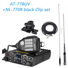 AnyTone AT-778UV II Dual Band Transceiver Mini Mobile Radio Station VHF 136-174 UHF 400-480MHz Amateur Radio  Walkie Talkie 25W