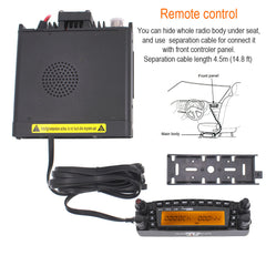 TYT TH-9800 Plus Walkie Talkie 50W Car Mobile Radio Station Quad Band 29/50/144/430MHz Dual Display Scrambler TH9800