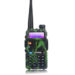 baofeng uv 5r dual band VHF UHF fm handheld talkie walkie uv5r with earpiece protective leather case