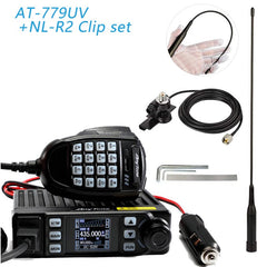 AnyTone AT-779UV Mini Mobile Radio Station  VHF 144-146 UHF 430-440MHz Dual Band Transceiver Amateur Radio  Walkie Talkie