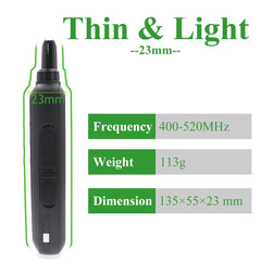 10pcs WLN KD-C1 Mini Walkie Talkie UHF 400-470 MHz 5W Power 16 Channel  MINI-handheld Transceiver Better Then BF-888S