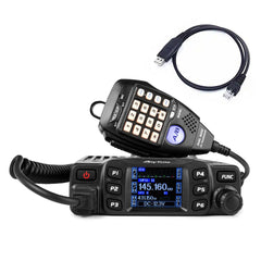 AnyTone AT-778UV II Dual Band Transceiver Mini Mobile Radio Station VHF 136-174 UHF 400-480MHz Amateur Radio  Walkie Talkie 25W