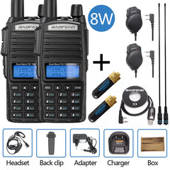 Baofeng UV-82 Plus 8W Walkie Talkie UV82 CB Radio Station 10KM VHF UHF Dual Band UV 82 Two Way Radio Ham Radio