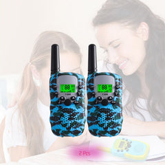Kids Walkie Talkies 2PCS Celular Handheld Transceiver Phone Radio Interphone 6KM Mini Toys Talkie Walkie Gifts Boy Girl Tablet