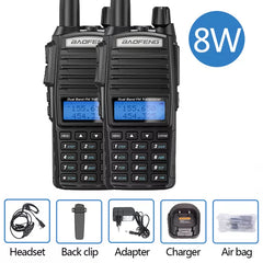 Baofeng UV-82 Plus 8W Walkie Talkie UV82 CB Radio Station 10KM VHF UHF Dual Band UV 82 Two Way Radio Ham Radio