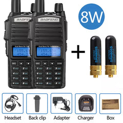 Baofeng UV-82 Plus 8W Walkie Talkie UV82 CB Radio Station 10KM VHF UHF Dual Band UV 82 Two Way Radio Ham Radio