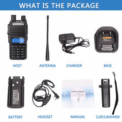 Baofeng UV-82 Plus 8W Walkie Talkie UV82 CB Radio Station 10KM VHF UHF Dual Band UV 82 Two Way Radio Ham Radio