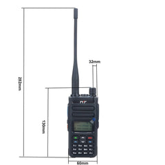 TYT MD-750 Dual Time Slot AMBE+2TM DMR & Analog Combined 5W Dual Band VHF 136-174MHz & UHF 400-470MHz FM Walkie Talkie