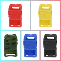 NEW Case Bag for Baofeng UV-5R UV5R UV5RA UV-5RE Plus F8 Protective Cover Walkie Talkie Two Way Radio Protection Soft Silicone