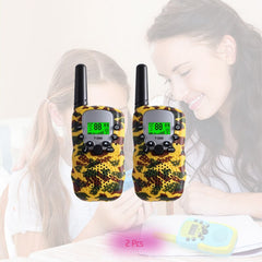 Kids Walkie Talkies 2PCS Celular Handheld Transceiver Phone Radio Interphone 6KM Mini Toys Talkie Walkie Gifts Boy Girl Tablet