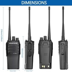 BaoFeng Walkie Talkie BF-1909 12W Powerful 50KM Long Range Portable Two Way Radio Type C Charger Transceiver hunting UV-5R