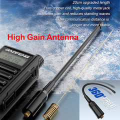 2PACK BaoFeng UV-16 PRO V2 10W Professional WalkieTalkie UV16Pro Type-C Charger Long Range Two Way Radio Upgrade UV5R UV10R