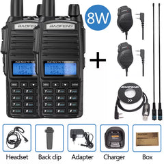 Baofeng UV-82 Plus 8W Walkie Talkie UV82 CB Radio Station 10KM VHF UHF Dual Band UV 82 Two Way Radio Ham Radio
