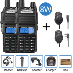 Baofeng UV-82 Plus 8W Walkie Talkie UV82 CB Radio Station 10KM VHF UHF Dual Band UV 82 Two Way Radio Ham Radio