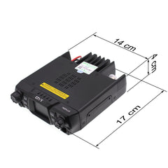 QYT KT-780 Plus Mobile Radio Single Band UHF 75W VHF 100W Quad Display Car Transceiver Station Amateur Radio Communication