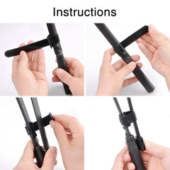 SMA Female Portable Signal Boost Foldable Outdoor Extend 150/440MHz VHF UHF Radio Antenna Dual Band For Baofeng UV-5R/82