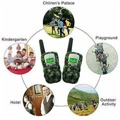 Kids Walkie Talkies 2PCS Celular Handheld Transceiver Phone Radio Interphone 6KM Mini Toys Talkie Walkie Gifts Boy Girl Tablet