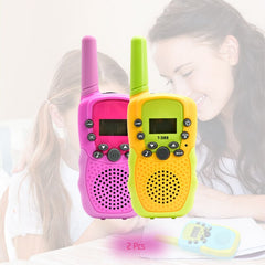 Kids Walkie Talkies 2PCS Celular Handheld Transceiver Phone Radio Interphone 6KM Mini Toys Talkie Walkie Gifts Boy Girl Tablet
