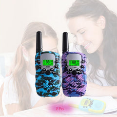Kids Walkie Talkies 2PCS Celular Handheld Transceiver Phone Radio Interphone 6KM Mini Toys Talkie Walkie Gifts Boy Girl Tablet