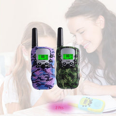 Kids Walkie Talkies 2PCS Celular Handheld Transceiver Phone Radio Interphone 6KM Mini Toys Talkie Walkie Gifts Boy Girl Tablet